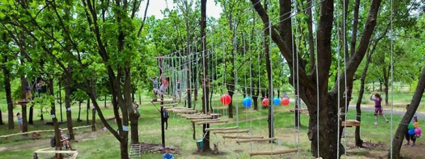 Веревочный городок "Верхолаз"